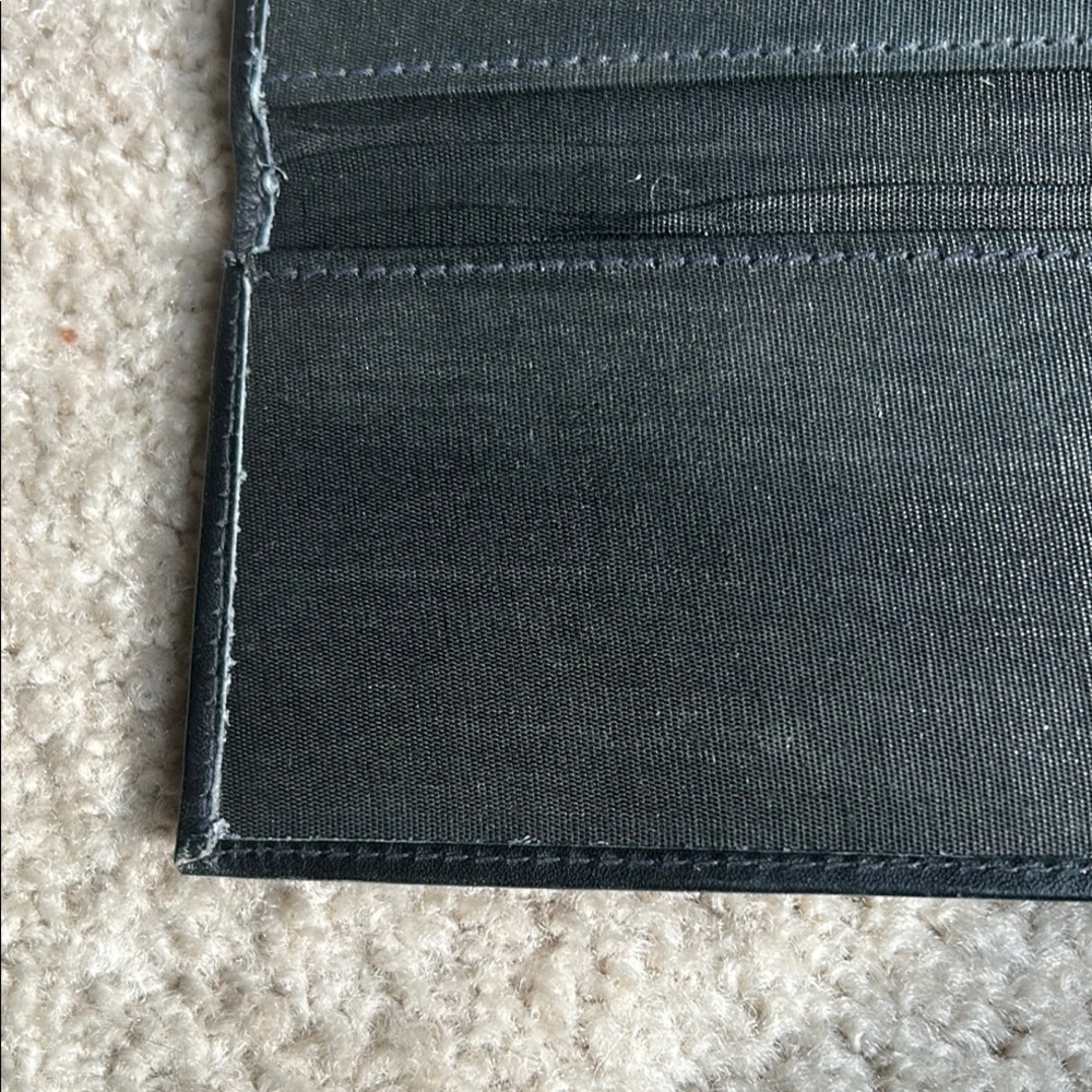 Black Leather checkbook insert - Picture 12 of 12